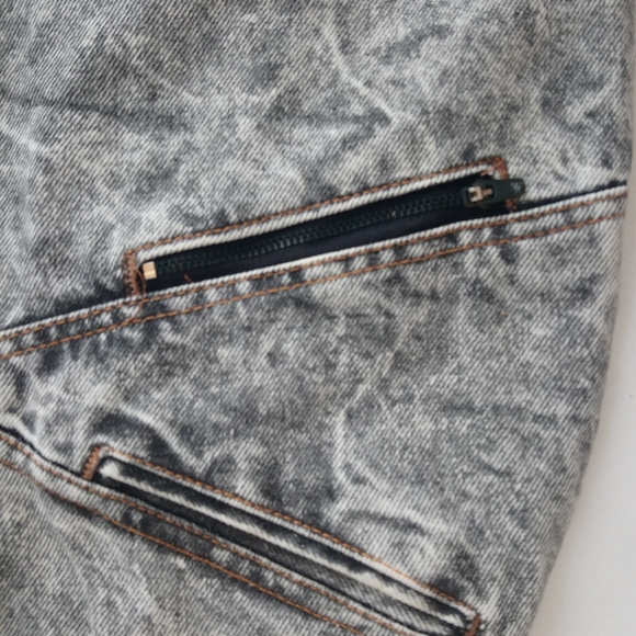 Lee denim vintage, retro acid wash denim skirt 11W - Picture 11 of 15